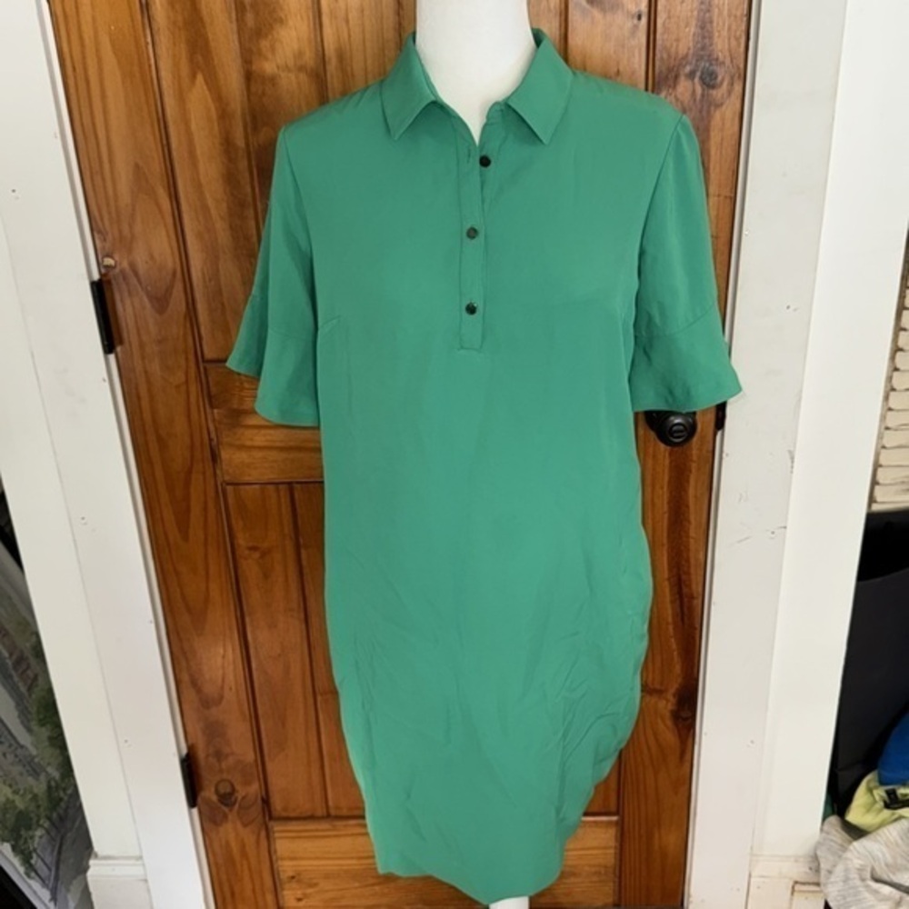Women’s Banana Republic Teal Green Polo Shirt Dress size S